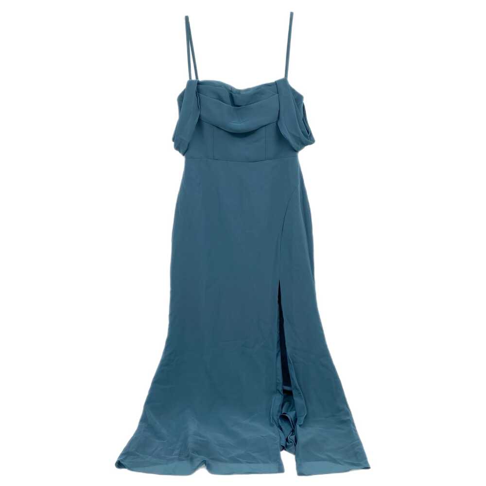 Azazie Blue Midi Dress | Womens S